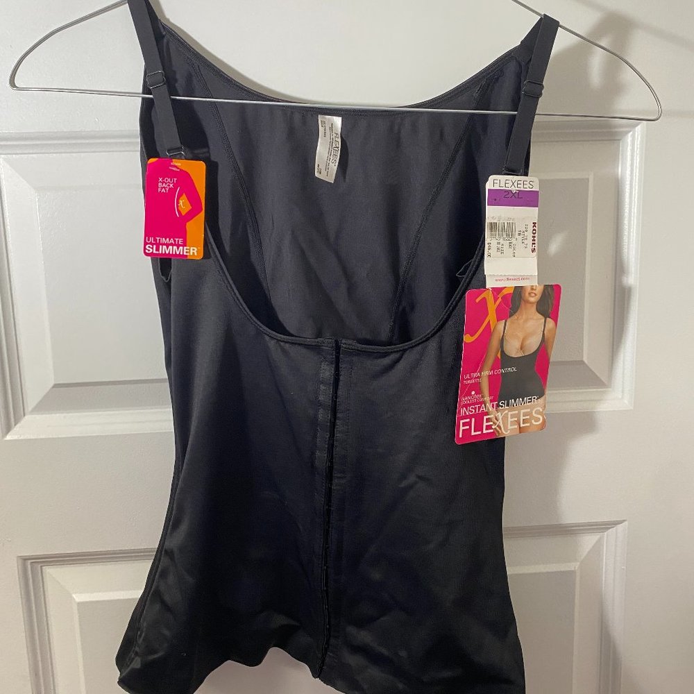 Flexees Maidenform Women's WYOB Shapewear Torsette -(5166)  Sz. XXL NWT